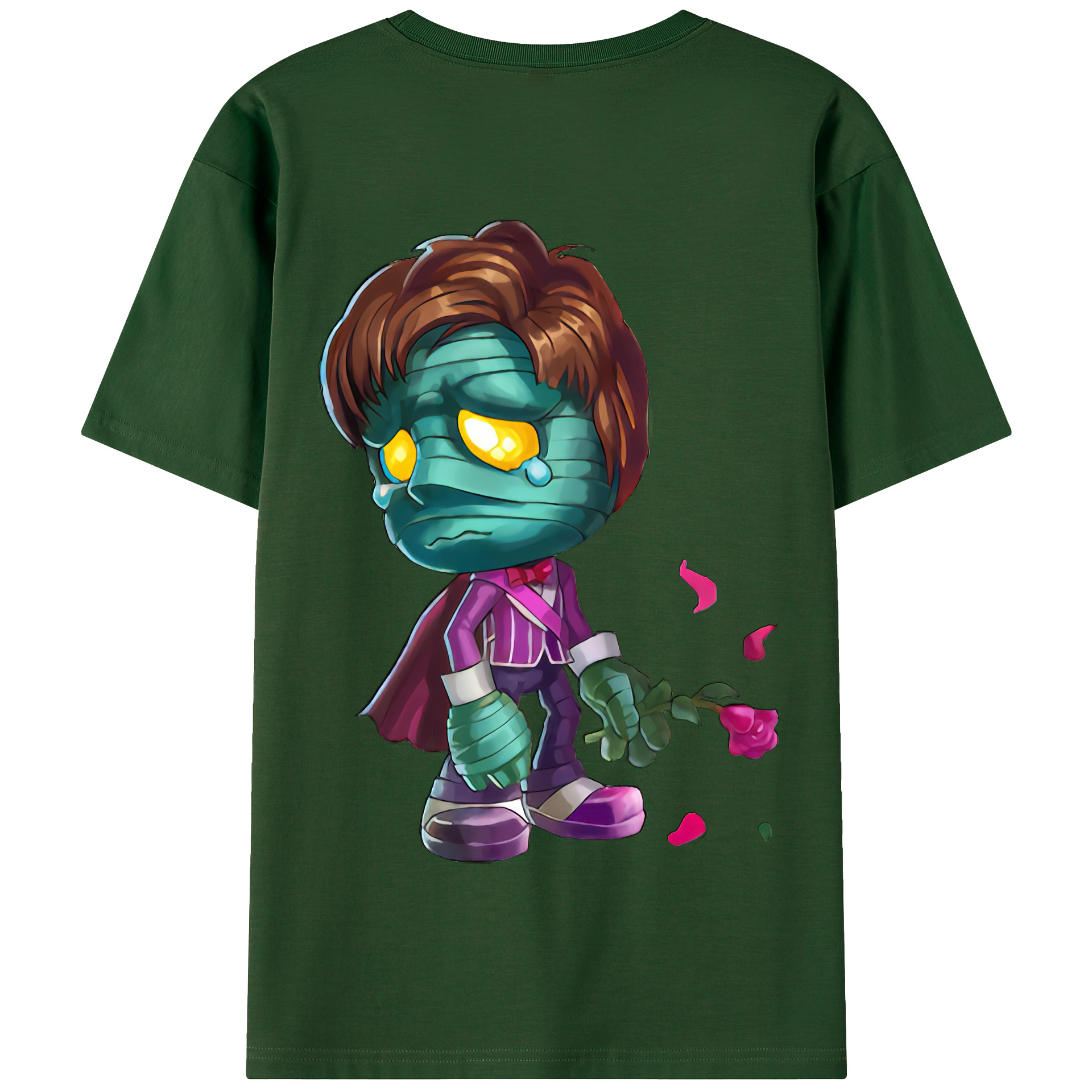 リーグ・オブ・レジェンド League of Legends LOL 綿100％半袖Tシャツ（背面プリント）